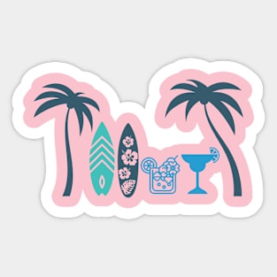 Beach Life Sticker